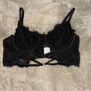 SHEIN Black lace bralette top